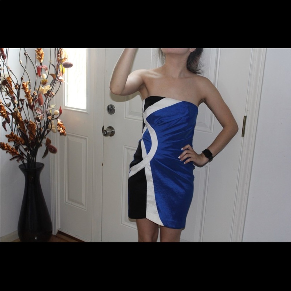 Blue party dress